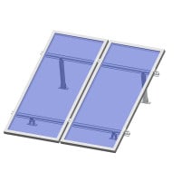 Flat Roof- Adjustable Tilt Kit